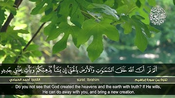 تلاوة من سورة إبراهيم :: القارئ أحمد الحمادي