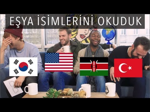 4 DİLDEN FARKLI EŞYA İSİMLERİ | 3 Yabancı 1 Türk #6
