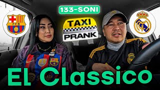 Taksi prank 133-soni🚖 Futbol fanati Real VS Barsa Elckassico bo'ldi😁