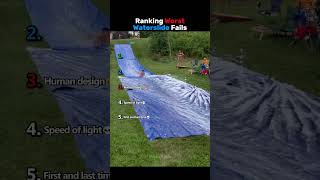 Ranking Worst Waterslide Fails