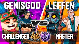 2XKO ▰ GENISGOD (Teemo-Yasuo) vs LEFFEN (Teemo-Yasuo) ▰ 2XKO Pro level replays