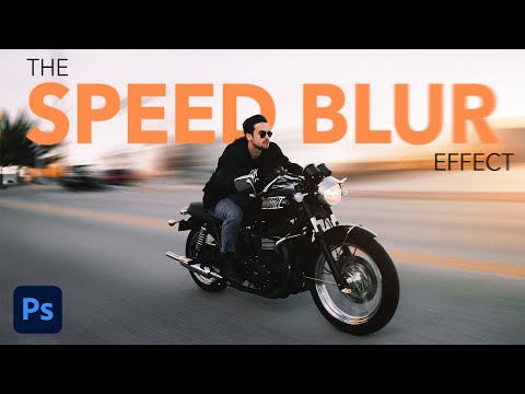 How To Go FAST With Photoshop - The Speed Blur Effect