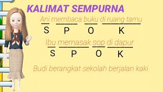 Kalimat Sempurna yang mengandung SPOK. Bahasa Indonesia Fase B Kls 4