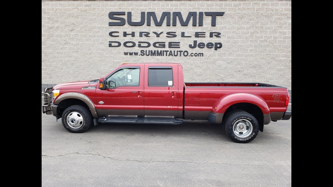 2016 FORD F350 CREWCAB LONGBOX POWERSTROKE KING RANCH $54,499 SOLD! 9445  www.SUMMITAUTO.com