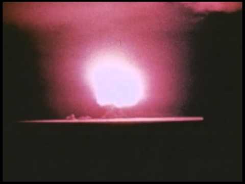 Trinity Test Color Footage