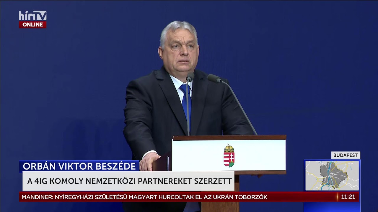 A 4iG Űr és Védelmi Technológiák Zrt. rendezvénye - Orbán Viktor beszéde - HírTV