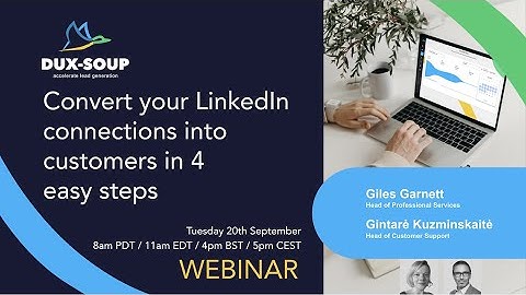 How to convert your LinkedIn connections into customers