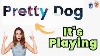 Video in Text background in 2 Minutes HTML CSS Only