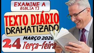 JW TEXTO DIÁRIO DRAMATIZADO 🔵 A AJUDA AMOROSA DOS ANCIÃOS. ✅ EXAMINE A BIBLIA