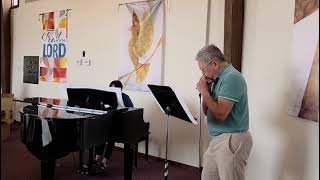 Le Cygne The Swan by Camille Saint-Saëns in 1886. Harmonica & piano duet.