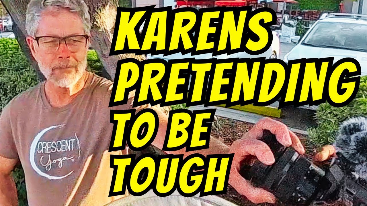 Karens Pretending To Be Tough -  Freedom of the Press - First Amendment Audit