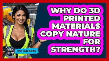 Why Do 3D Printed Materials Copy Nature For Strength? - How It Comes Together