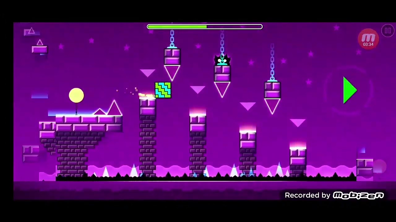 me paso geometry dash meltdown, si no hsblo es que estabs consentrado ...