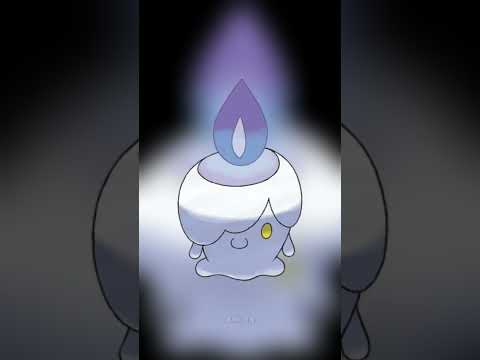 寶可夢圖鑑 #pokemon No.0607 燭光靈ヒトモシ Litwick #0607 #寶可夢卡牌 #pokemongo #寶可夢 #shorts #神奇寶貝 #第五世代