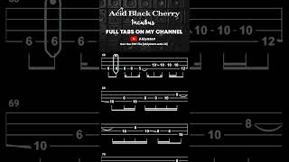 【TAB譜付ベース】INCUBUS / ACID BLACK CHERRY | WITH PDF FILE【BASS TAB】 #shorts #basstabs #jrock