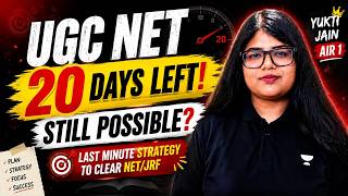 How To Clear Ugc Net In 20 Days  Last Minute Strategy To Clear Netjrf