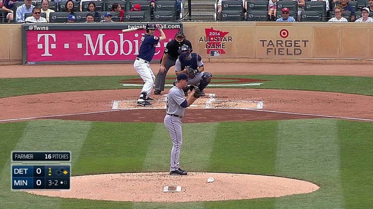 Twins put 1B Joe Mauer on DL with cervical strain, concussion symptoms