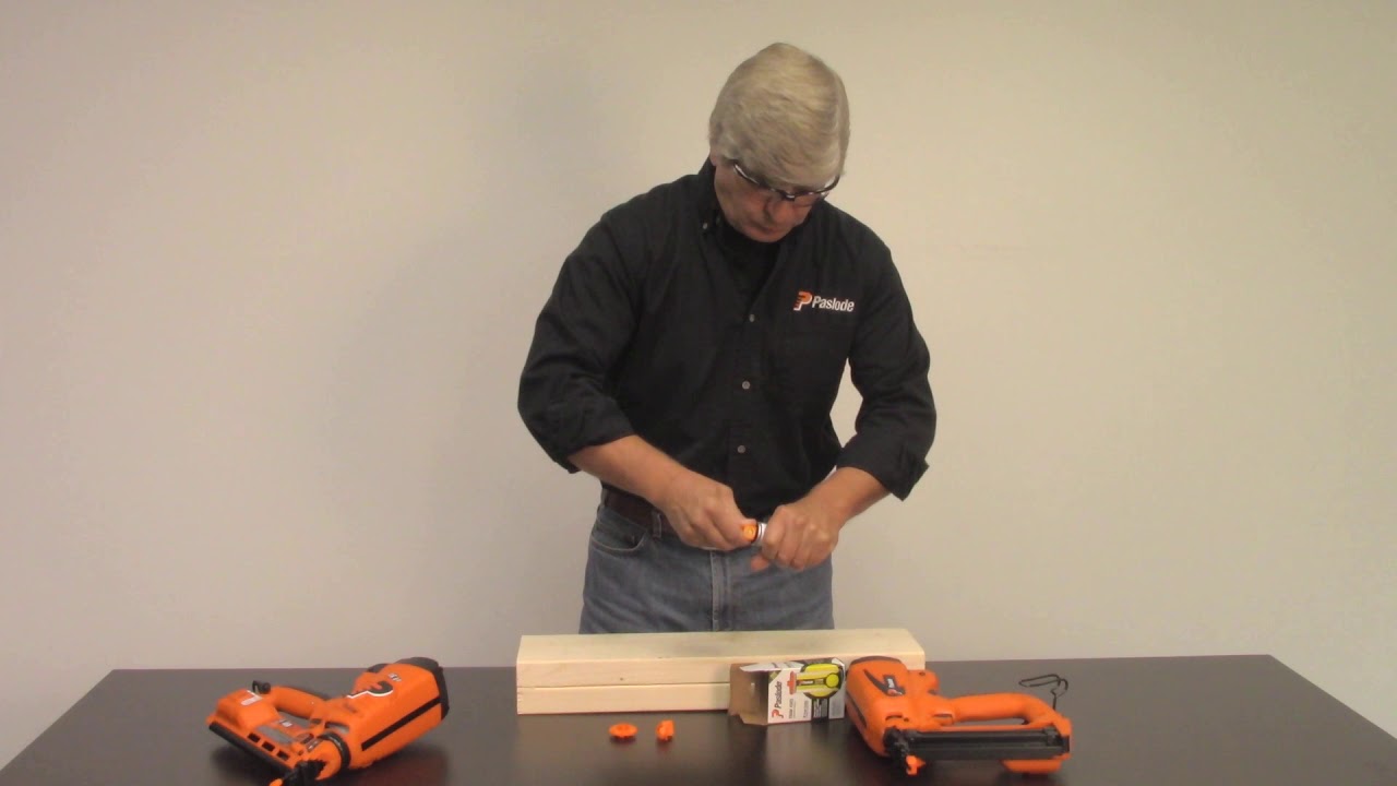 Paslode Cordless Finish Nailer Fuel YouTube