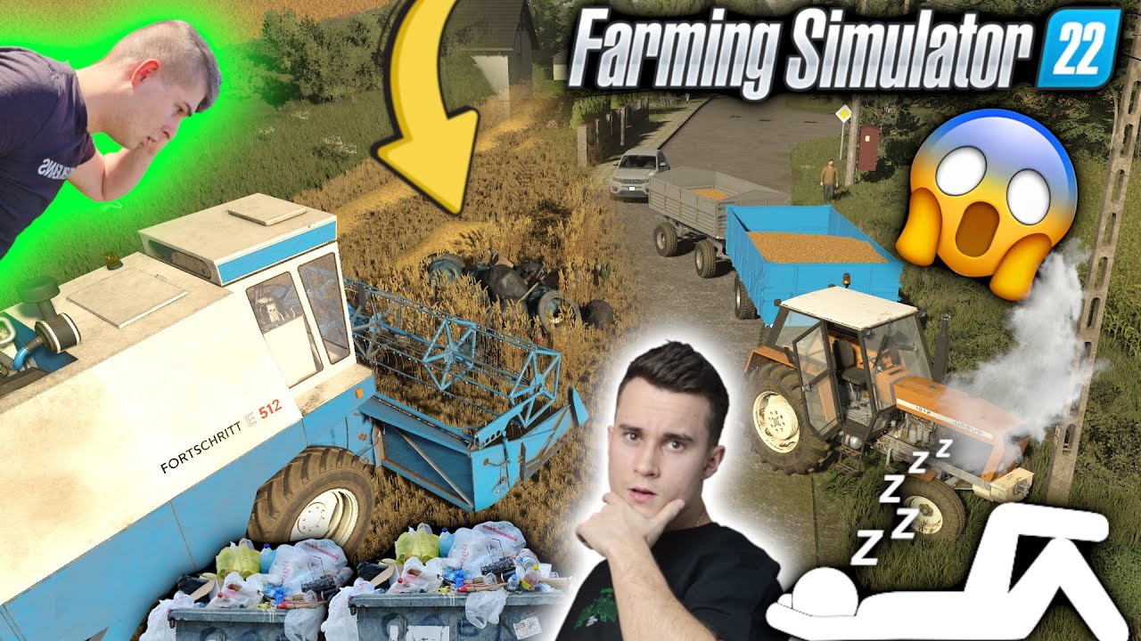 MICHAŁ ZASNĄŁ ZA KIEROWNICĄ! 😱 WYRZUCILI ŚMIECI NA NASZE POLE 😡 ZWIERZĘTA NA POLU 🐮POLSKA WIEŚ🐷 144