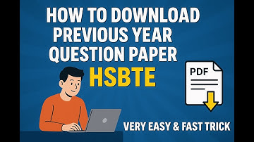 HSBTE Previous Year Question Papers Download | Simple & Quick Guide #polytechnic #hsbte #education