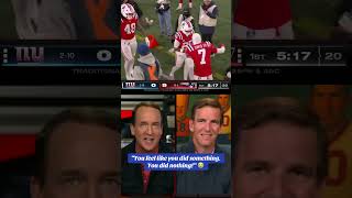 Peyton housed it himself? 😭 Watch the Manningcast on ESPN2