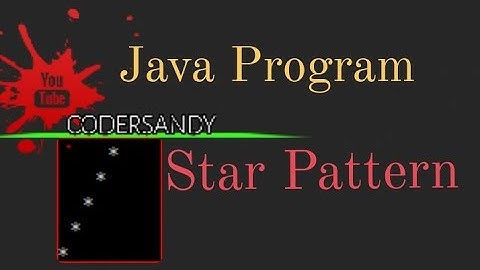 Print star pattern program in java l  #starpattern#CoderSandy0#starpatternprogram