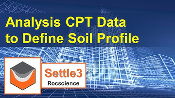 Define Soil Profile from CPT data | Settle 3D Rocscience