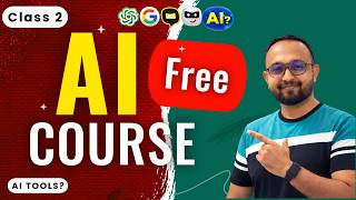 FREE AI Course for Beginners - Class 2 - Types of AI &amp; Popular AI Tools
