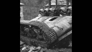 Shermans knocked out at Clervaux in December 1944 including 707th Tank Battalion M4A3 AMERICA FIRST