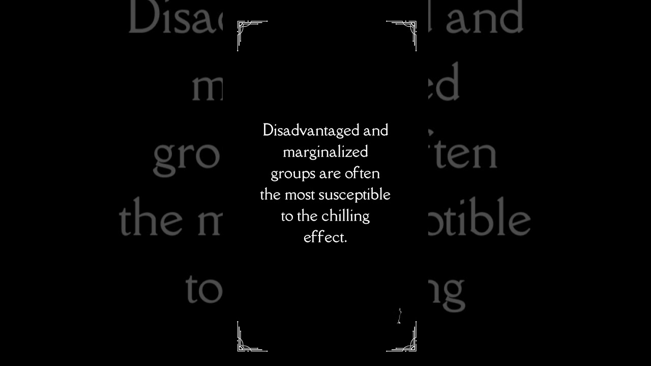Contrary Voices and the Chilling Effect