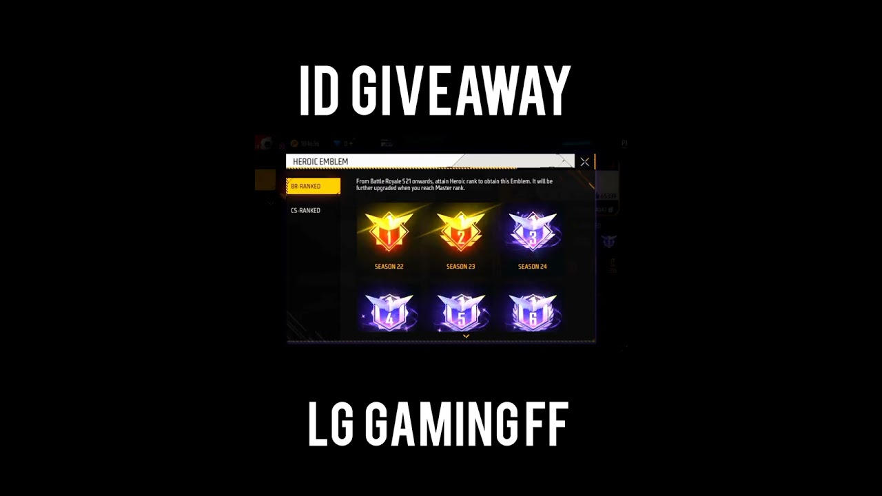 free fire ID Giveaway koi ek bande free ID 