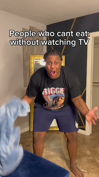 People Who Can’t Eat Without Watching TV 🤣 #shorts