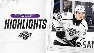 Nov. 4Th Highlights Ont 2, Sj 1