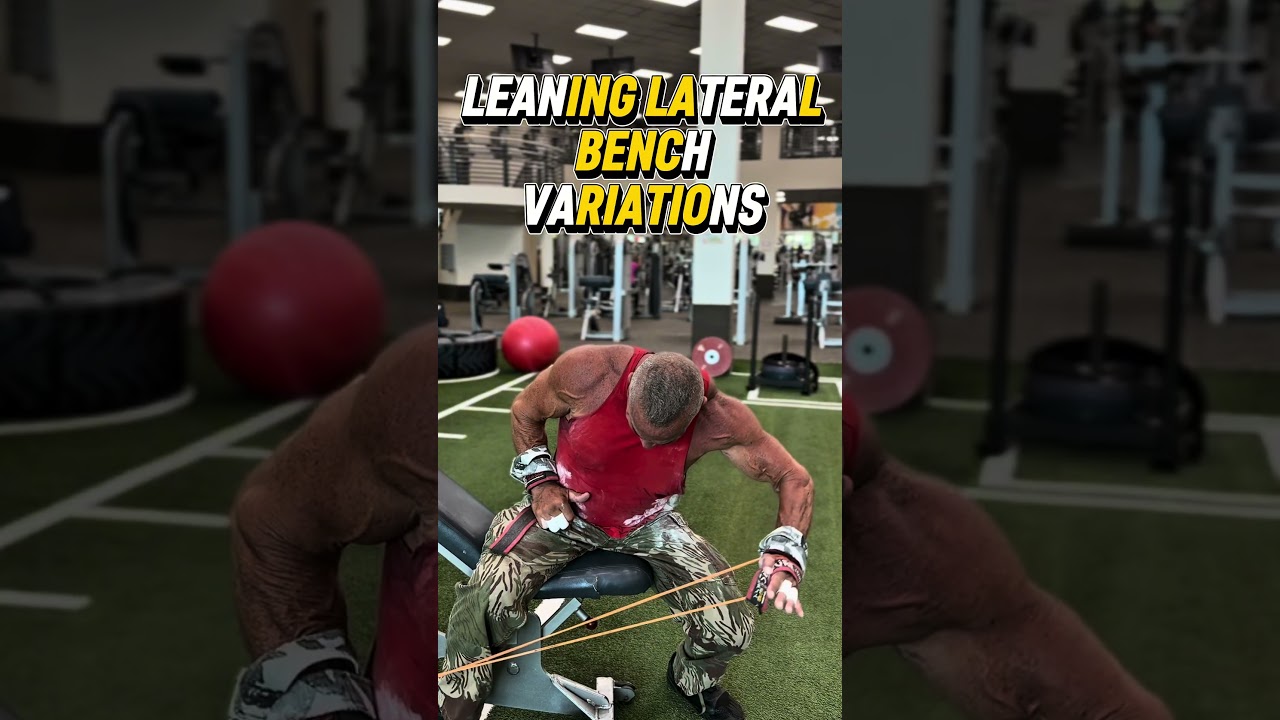 LEANING LATERAL BENCH VARIATIONS FOR SIDE DELTS #workout #motivation #muscle #workouttips #exercise