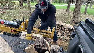 Splitting Spring Bundle Firewood