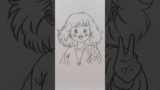 Aesthetic Girl Drawing sketch ✨#aestheticdrawing #aestheticdrawingideas #aestheic #drawing #art