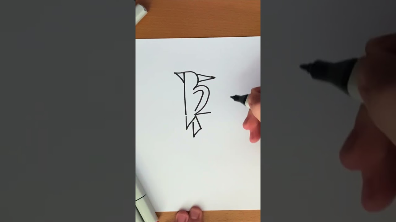 HOW TO DRAW WOODY WOODPECKER FROM NUMBER 12| DRAWING FOR BEGINNERS| STEP BY STEP| SIMPLE DRAW 