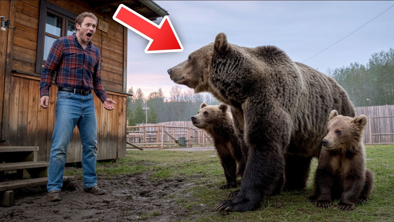 URATOWAŁ NIEDŹWIEDZICĘ  WRÓCIŁA Z WIADOMOŚCIĄ, KTÓRA ODMIENIŁA JEGO ŻYCIE NA ZAWSZE