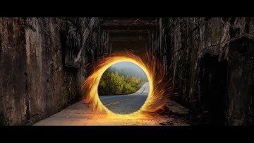 Strange Particles Portal Effect with Blender