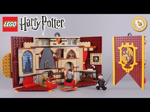 LEGO Harry Potter Gryffindor House Banner 76409 Speed Build