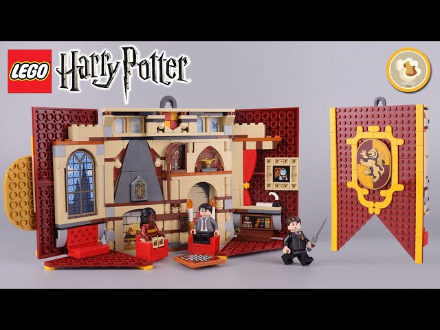 Gryffindor house wall banner - hogwarts castelo sala comum - lego harry  oleiro - Prenatal