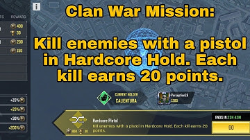 Kill Enemies with a Pistol in Hardcore Hold | Each Kill Earns 20 Points COD Mobile | Wisdom Frost