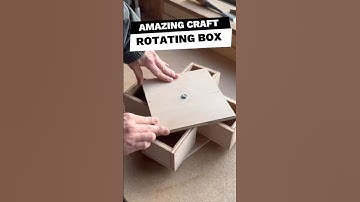 DIY Rotating Box Mechanism: Build a Stunning Wooden System with No Metal Rails (@takurou_seino)
