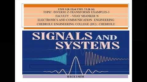 SS-Inverse Z-Transforms Examples-3 By NVS