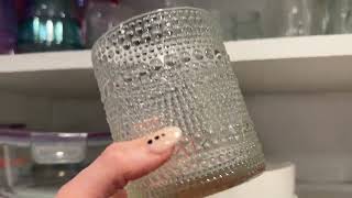 Amazon Kitchen Finds - Beautiful Glass cups set of 6 - Bandesun Romantic Water Glasses review