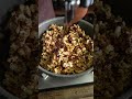 Caramel and chocolate crunchy popcorn #shorts #asmr #cooking