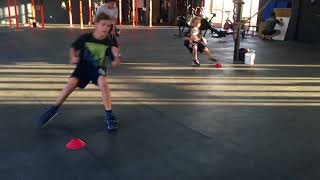 5 Cone Weave Sprint and Stick