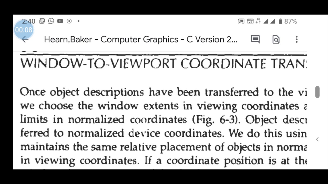 Module 3 Window to viewport transformation YouTube