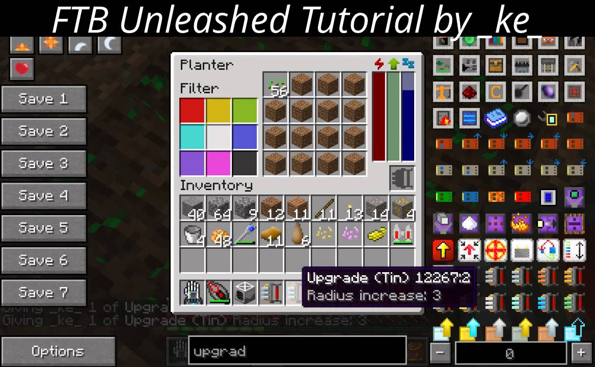 ftb unleashed tutorial series 2 (german) Jetpack and Autofarm