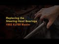 Steering head bearing replacement - 1982 Yamaha Maxim